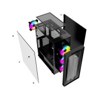 GAMERS ARENA SANGAL PRO AMD RYZEN 5 5500 16GB DDR4 512GB SSD 12GB RTX3060 FREEDOS GAMING PC